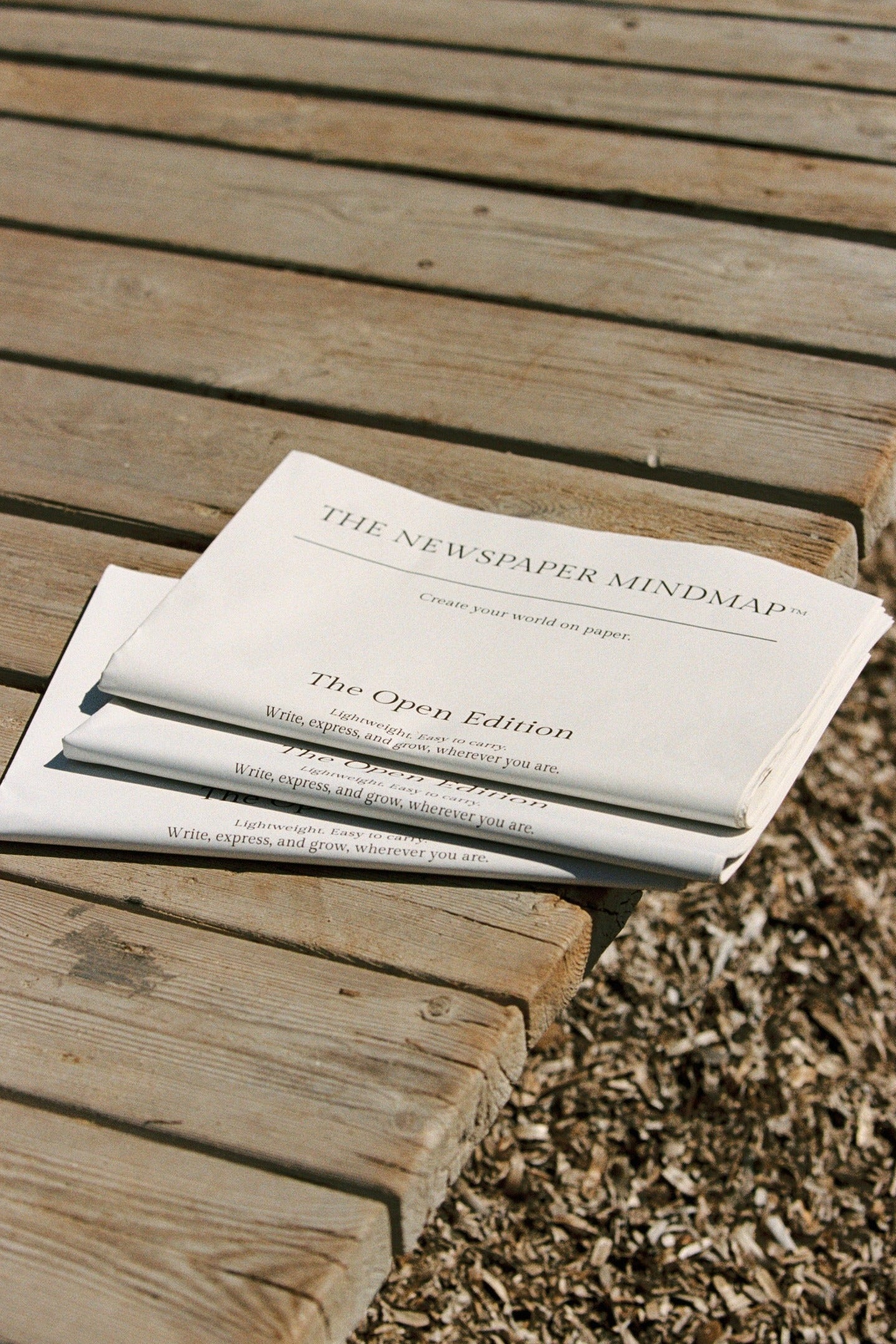 THE NEWSPAPER MINDMAP™ — The Open Edition, Bundle of 3